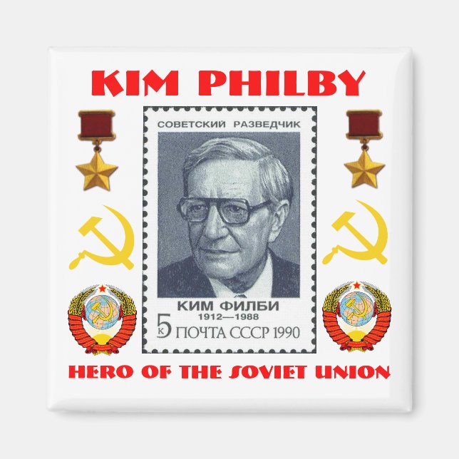Íman Spy Kim Philby, Herói da União Soviética (Frente)