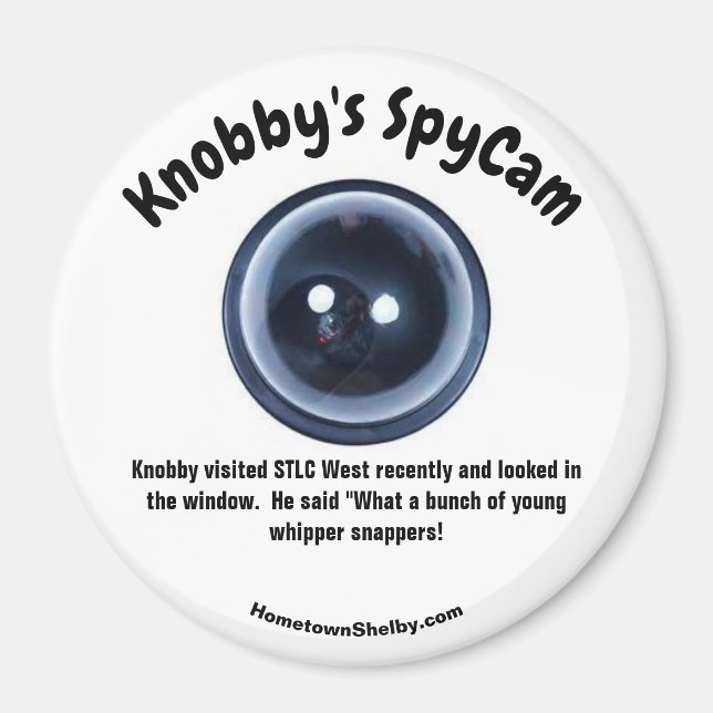Íman SpyCam STLC Frigorífico ocidental do Knobby (Frente)