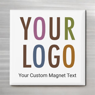 Íman Square Magnet Custom Business Logo Promotional