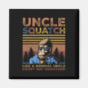 Íman Squatch - Tio do Bigfoot Dia dos Pais Yeti Sasquat