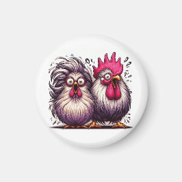Íman "Squawk and Awe Chicken" Magnet