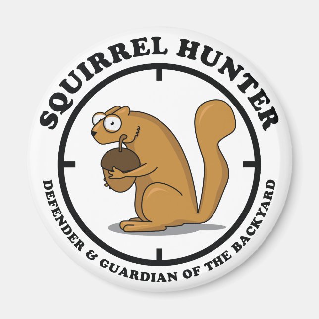 Íman Squirrel Hunter (Frente)