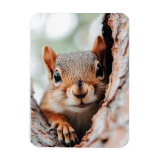 Íman Squirrel Wild Animal Loving Portrait 