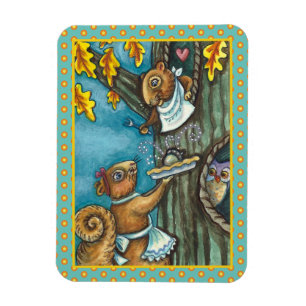 ÍMAN SQUIRRELS E OBRIGAÇÃO DE OWL, PIA DE HOMEMADE