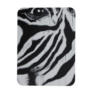 Íman Sr. Arte Original Abstrata de Animais Zebra Vida S