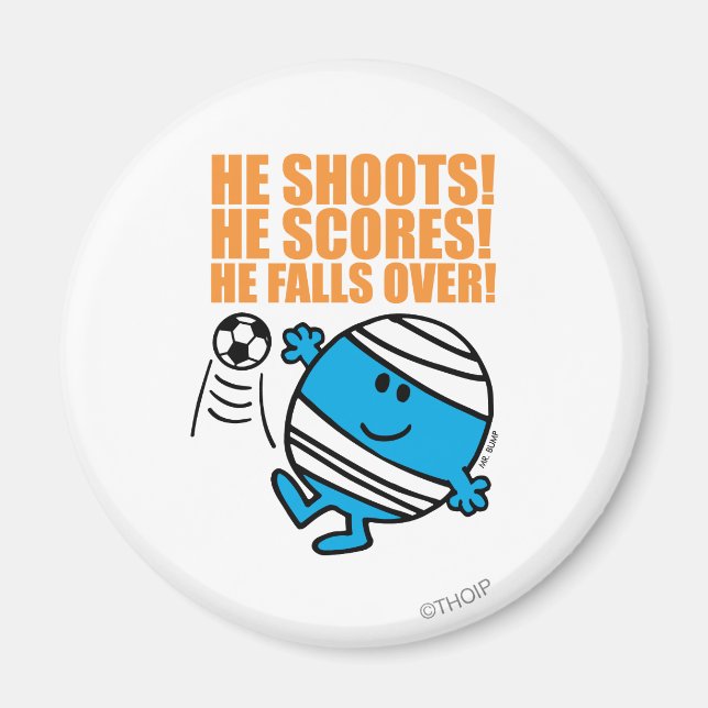 Íman Sr. Bump Jogando Futebol (Frente)