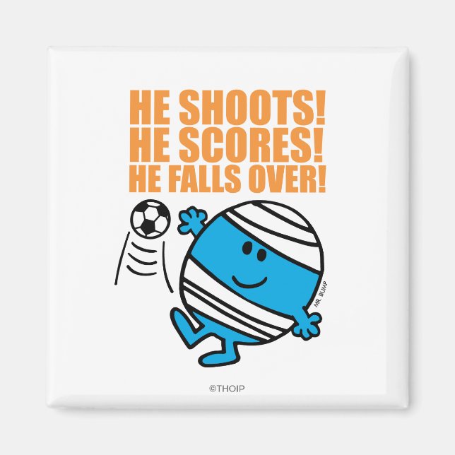 Íman Sr. Bump Jogando Futebol (Frente)