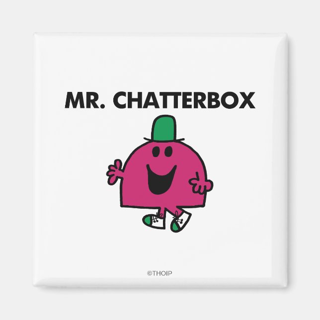 Íman Sr. Chatterbox Waving Hello (Frente)