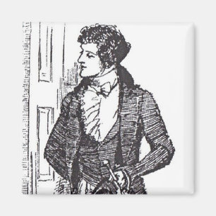 Íman Sr. Darcy na porta
