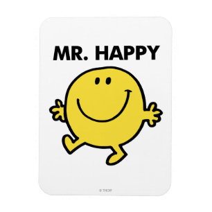 Íman Sr. Feliz que dançam & que sorriem