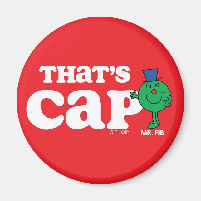 Íman Sr. Fib, isso é Boné (Frente)