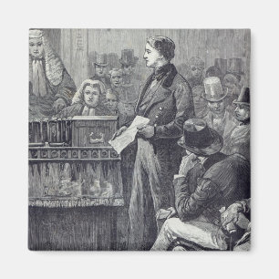 Íman Sr. Gladstone que entrega seu discurso novo