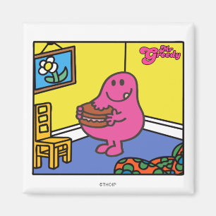 Íman Sr. Greedy   Comida na sala de estar