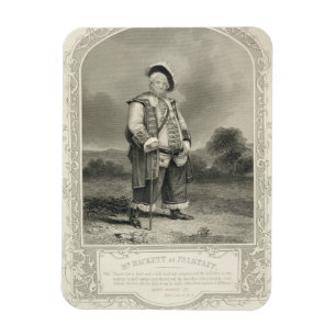 Íman Sr. Hackett como Falstaff, no ato de Henry IV
