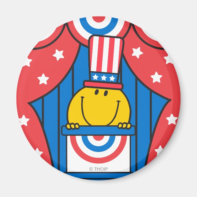 Íman Sr. Happy no Pódio (Frente)