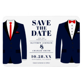 Íman Sr. Marinho de casamento do & Sr. Modern Tux - Sal