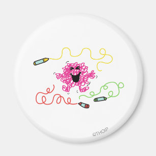 Íman Sr. Messy Brincando Com Crayons