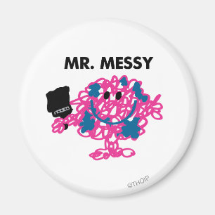 Íman Sr. Messy Segurando Um Pincel