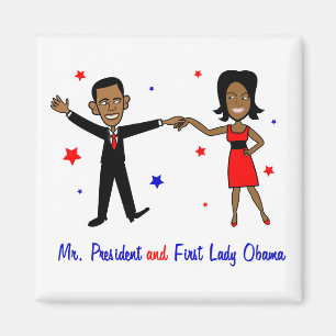 Íman Sr. presidente e primeira senhora Obama