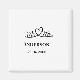 Íman Sr. & Sra. adicionar nome da família data ano casa