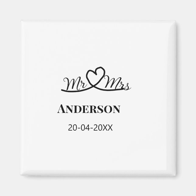 Íman Sr. & Sra. adicionar nome da família data ano casa (Frente)