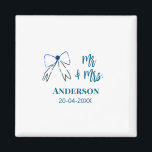 Íman Sr. & Sra. adicione nome data casamento favor arco<br><div class="desc">design</div>