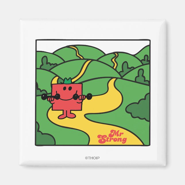 Íman Sr. Strong | Workland Workout (Frente)