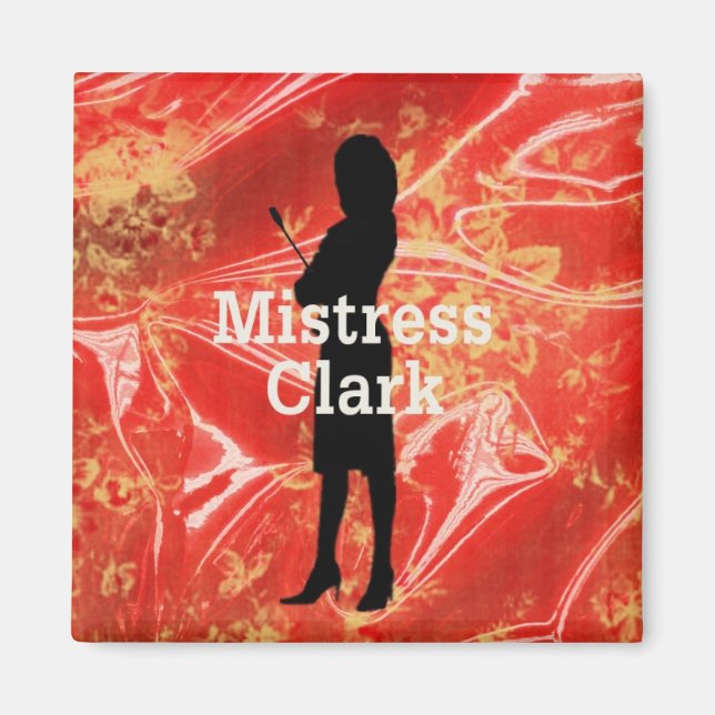 Íman Sra. Clark Magnet (Frente)