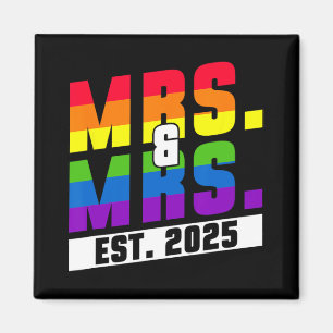 Íman Sra. E Sra. Est. 2025 - Orgulho gay Wedding