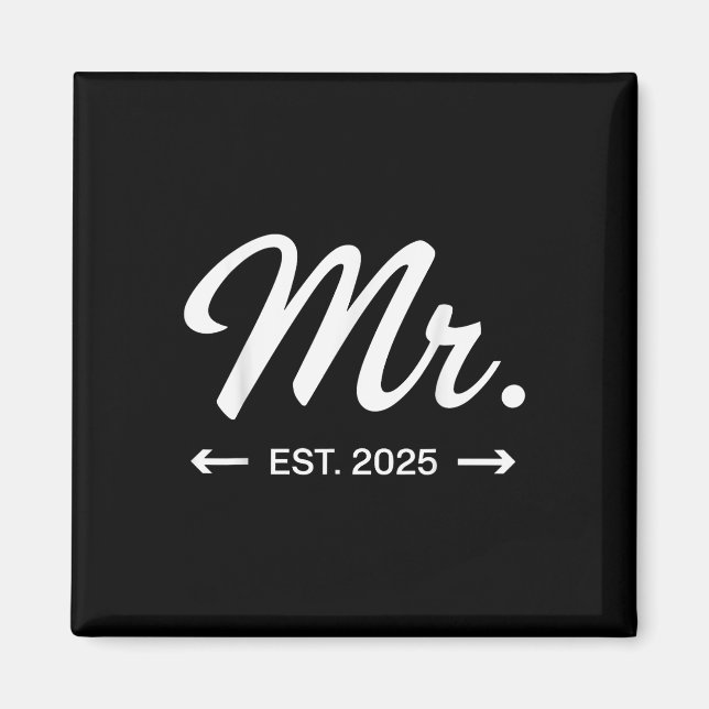 Íman Sra. Est. recem casados 2025 Sr. &amp; (Frente)