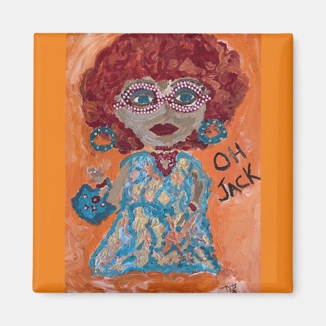 Íman Sra. Roper Oh Jack Magnet (Frente)