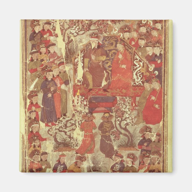 Íman Sra. Supp. Pers.Genghis Khan e sua esposa (Frente)