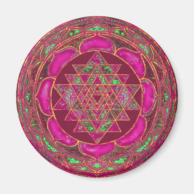 Íman Sri Lakshmi Yantra Mandala (Frente)