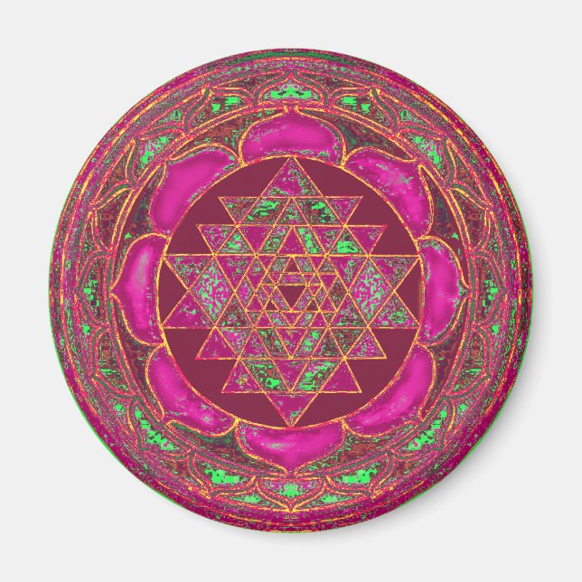 Íman Sri Lakshmi Yantra Mandala (Frente)