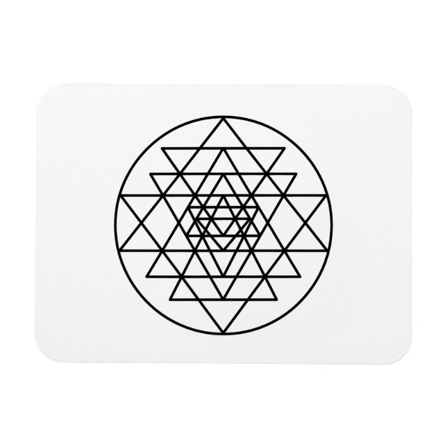 Íman Sri Yantra (Horizontal)