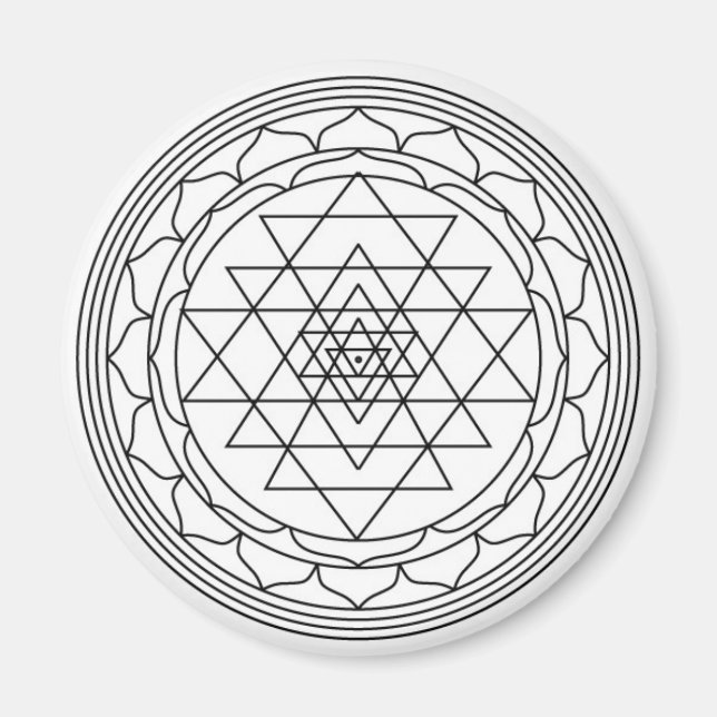 Íman sri yantra (Frente)