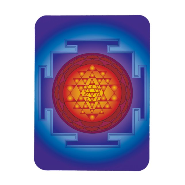 ÍMAN  SRI YANTRA - CHAMA (Vertical)