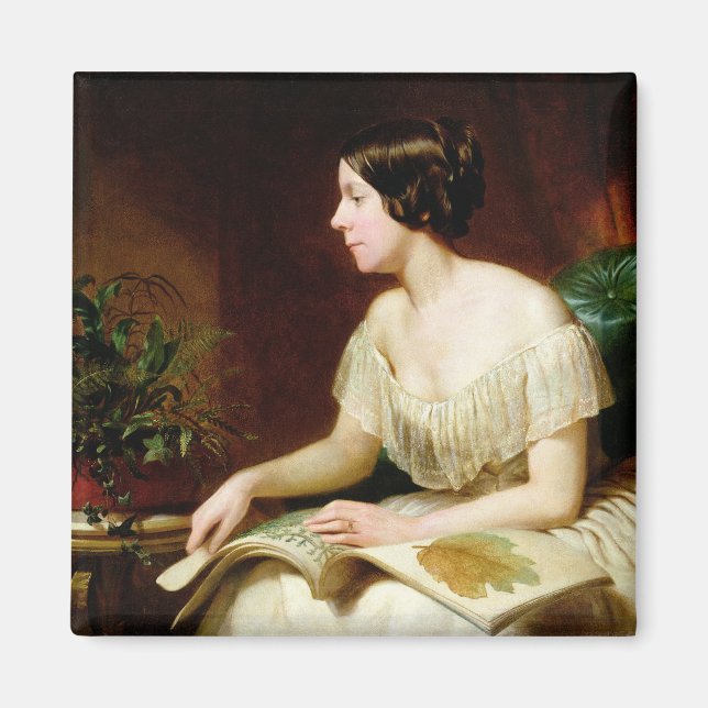 Íman Srta. Anne Pratt, a famosa botânica (Frente)