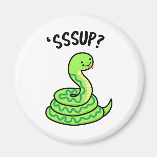 Íman Sssup Funny Hissing Cobra Pun