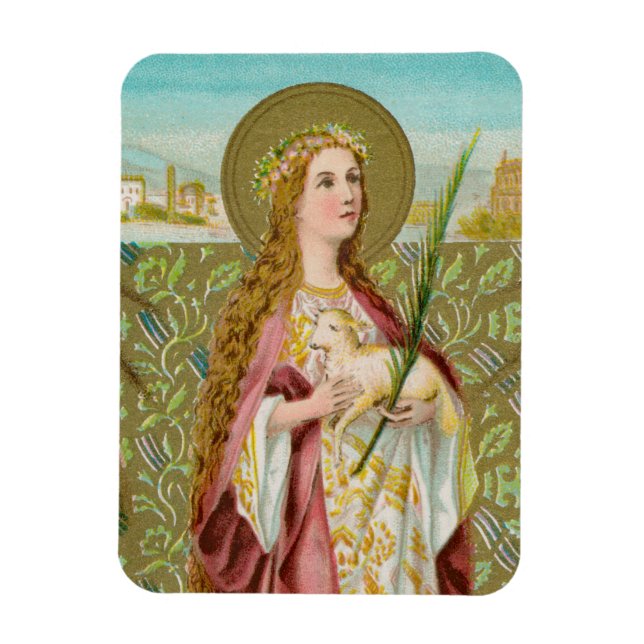 Íman St. Agnes de Roma (BC 01) (Vertical)