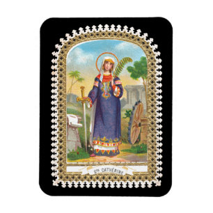 Íman St. Catarina de Alexandria com traje egípcio
