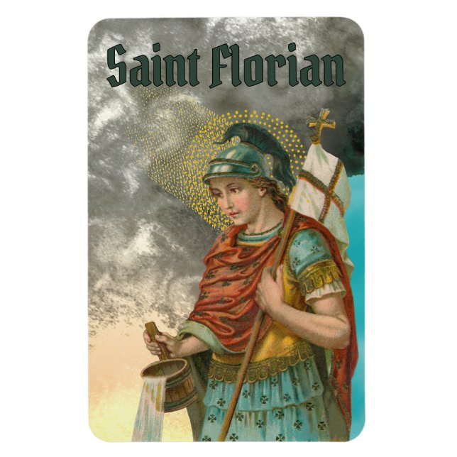 Íman St. Florian com Balde (Fumaça; M 019) (Vertical)