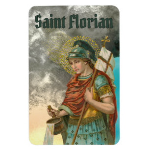 Íman St. Florian com balde (fumo; M 019)