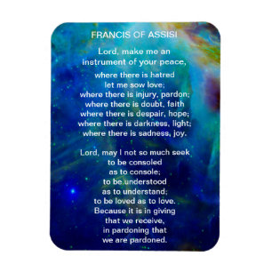 Íman St Francis da oração de Assisi