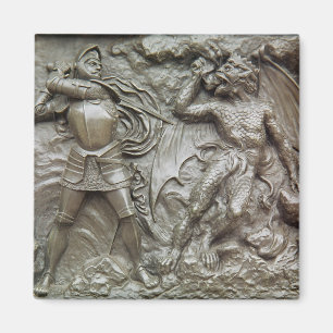 Íman St George que luta o dragão