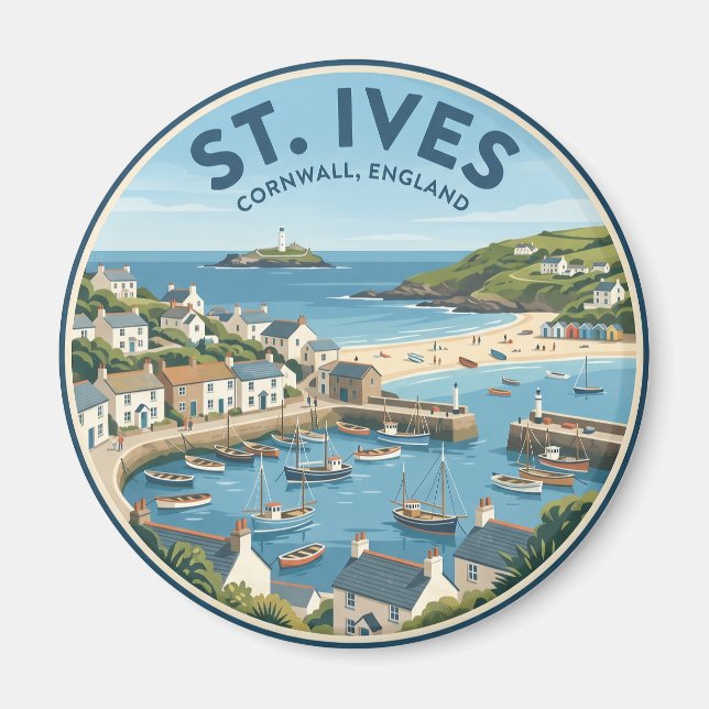 Íman St. Ives Inglaterra (Frente)