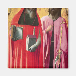 Íman St Jerome e St John o baptista, c.1428-29
