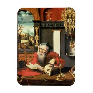 Íman St Jerome em seu estudo