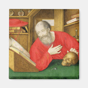 Íman St Jerome em seu estudo, 1650 (bodycolour e w/c