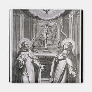 Íman St John da cruz e do St Theresa de Avila